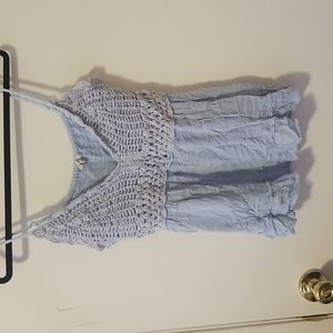 Light Blue Lace Top